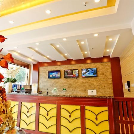 Greentree Inn Anhui Guangde Zhongyang Lecheng Business Hotel Esterno foto