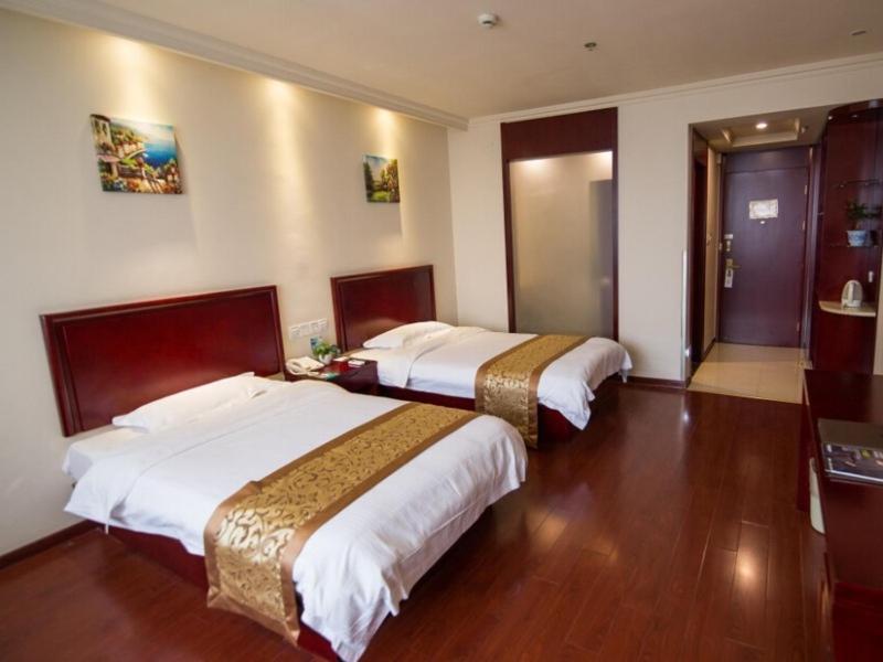 Greentree Inn Anhui Guangde Zhongyang Lecheng Business Hotel Esterno foto