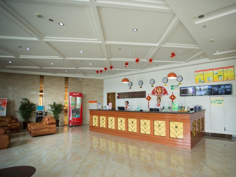 Greentree Inn Anhui Guangde Zhongyang Lecheng Business Hotel Esterno foto