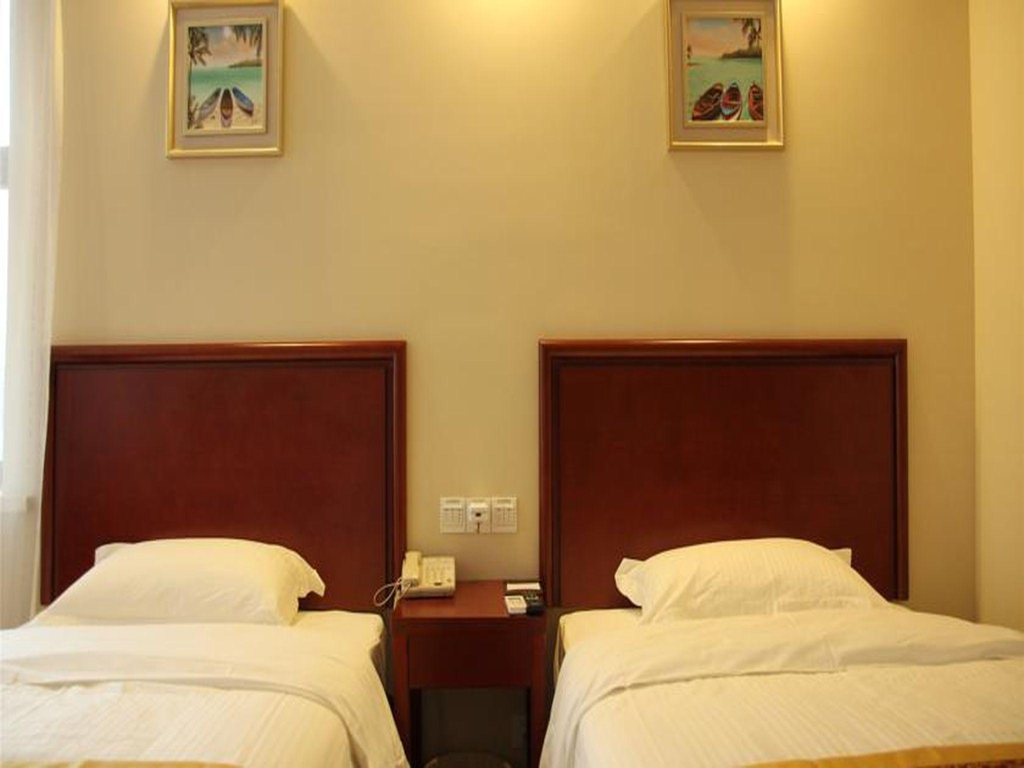 Greentree Inn Anhui Guangde Zhongyang Lecheng Business Hotel Esterno foto