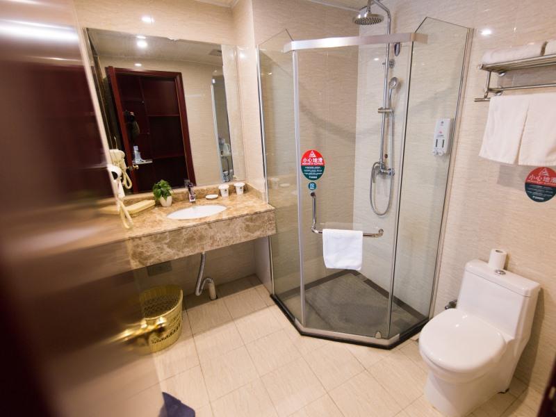 Greentree Inn Anhui Guangde Zhongyang Lecheng Business Hotel Esterno foto