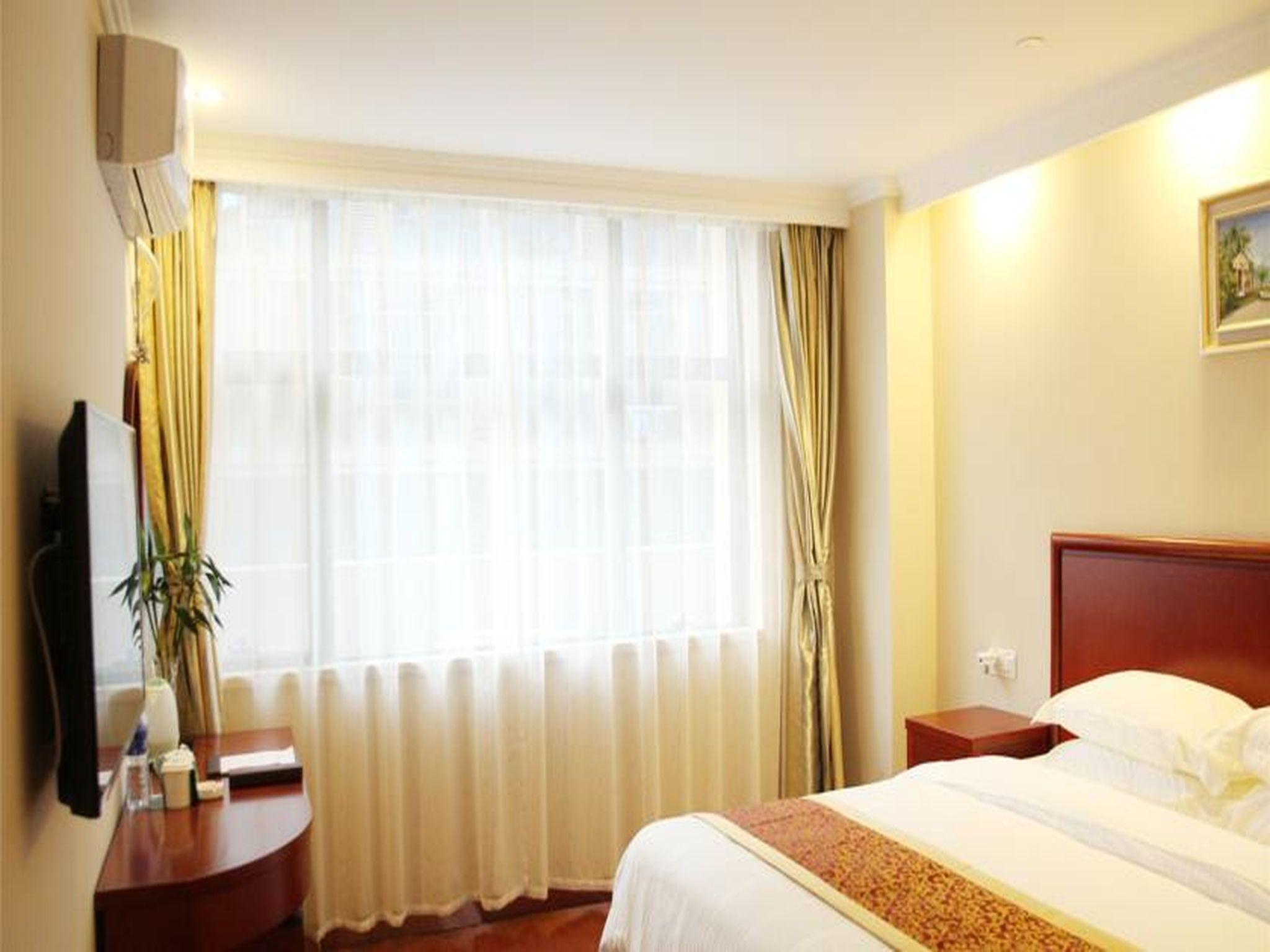 Greentree Inn Anhui Guangde Zhongyang Lecheng Business Hotel Esterno foto