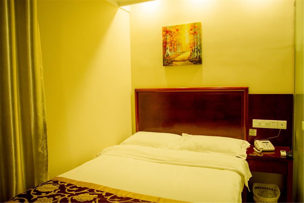 Greentree Inn Anhui Guangde Zhongyang Lecheng Business Hotel Esterno foto