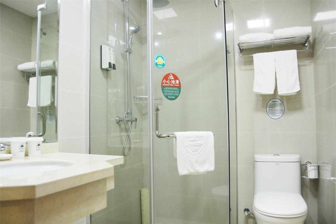 Greentree Inn Anhui Guangde Zhongyang Lecheng Business Hotel Esterno foto