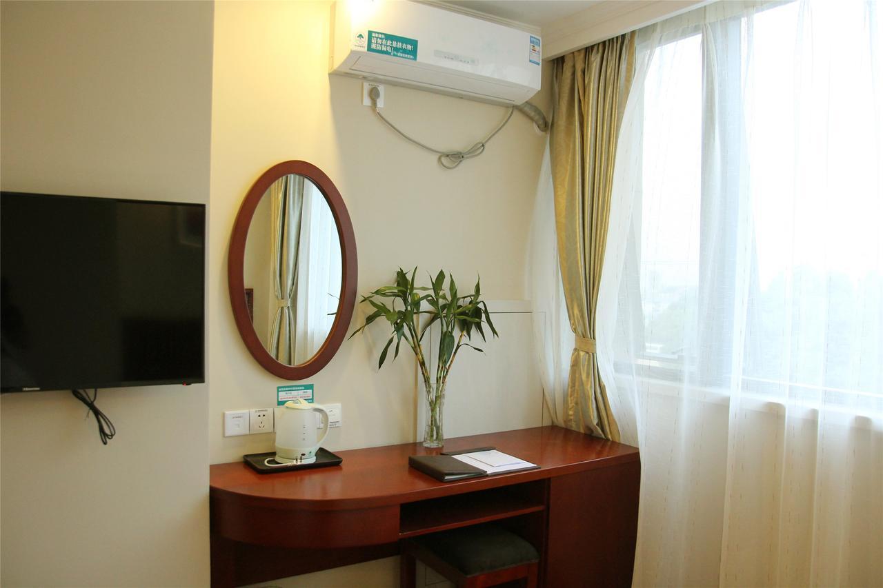 Greentree Inn Anhui Guangde Zhongyang Lecheng Business Hotel Esterno foto