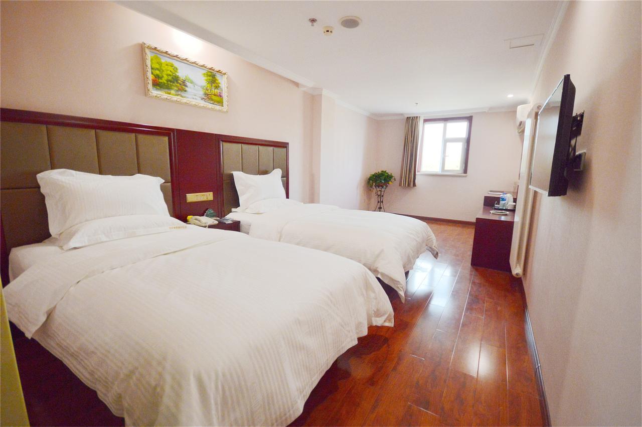 Greentree Inn Anhui Guangde Zhongyang Lecheng Business Hotel Esterno foto